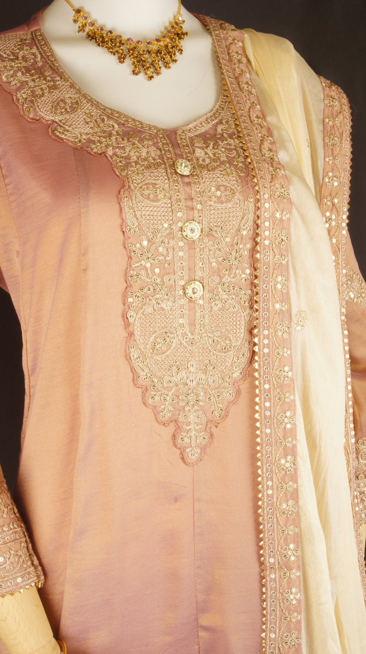 Embroidered Elegance Palazzo