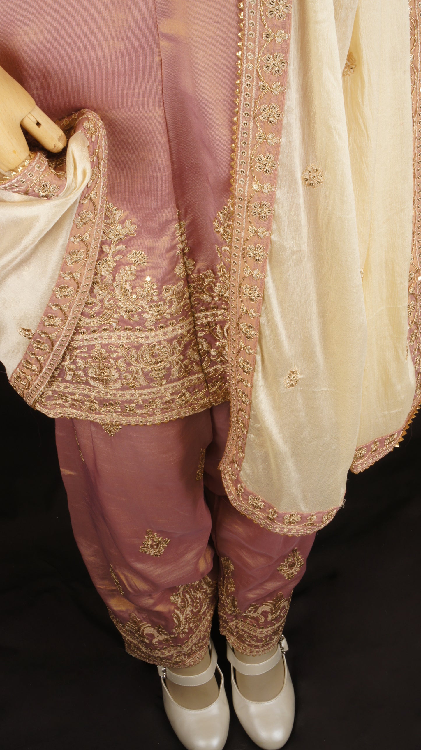 Embroidered Elegance Palazzo