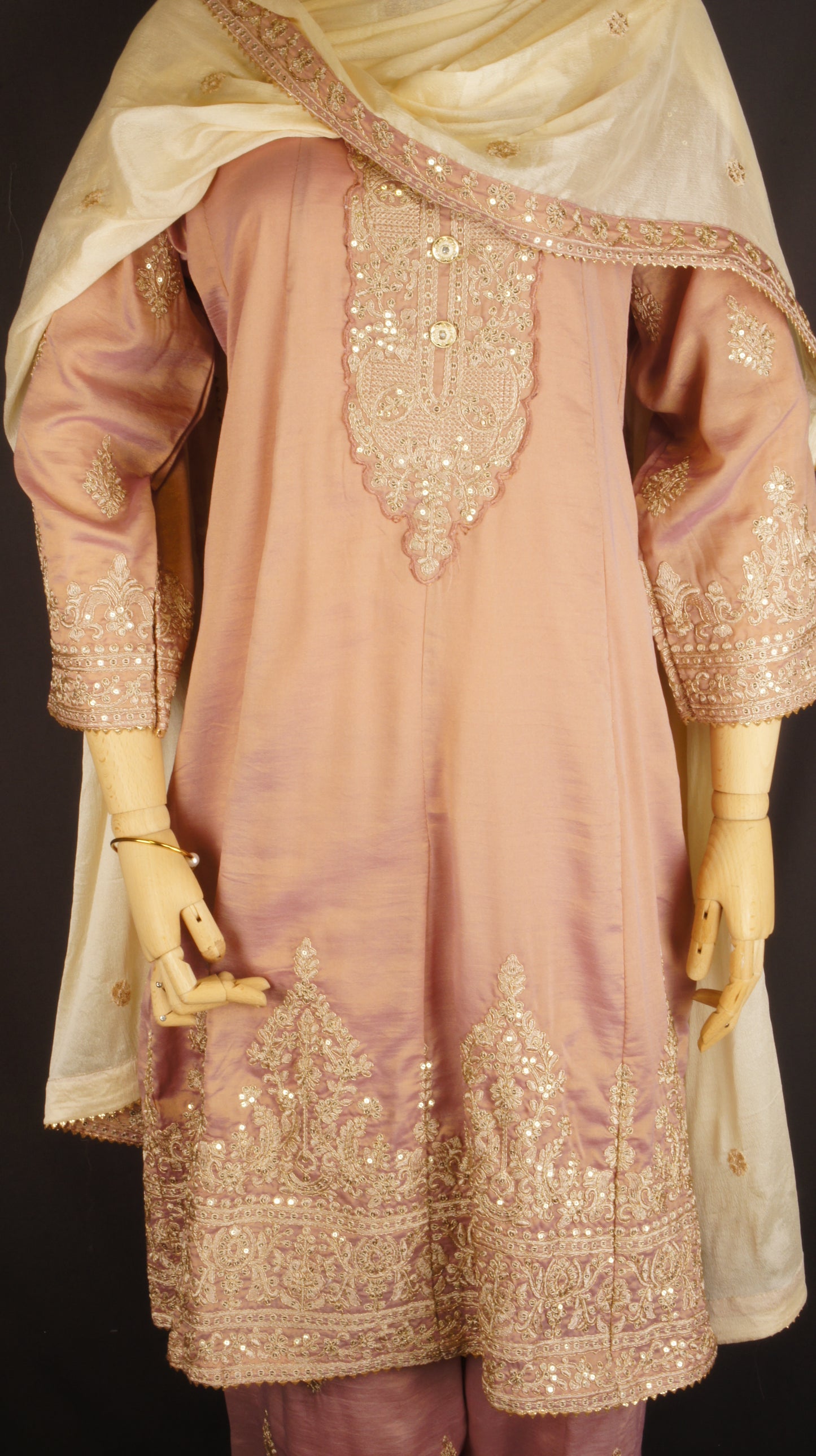 Embroidered Elegance Palazzo