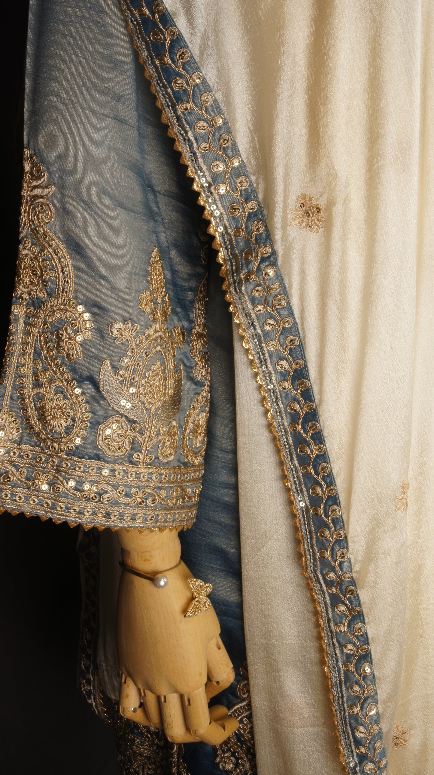 Embroidered Elegance Palazzo