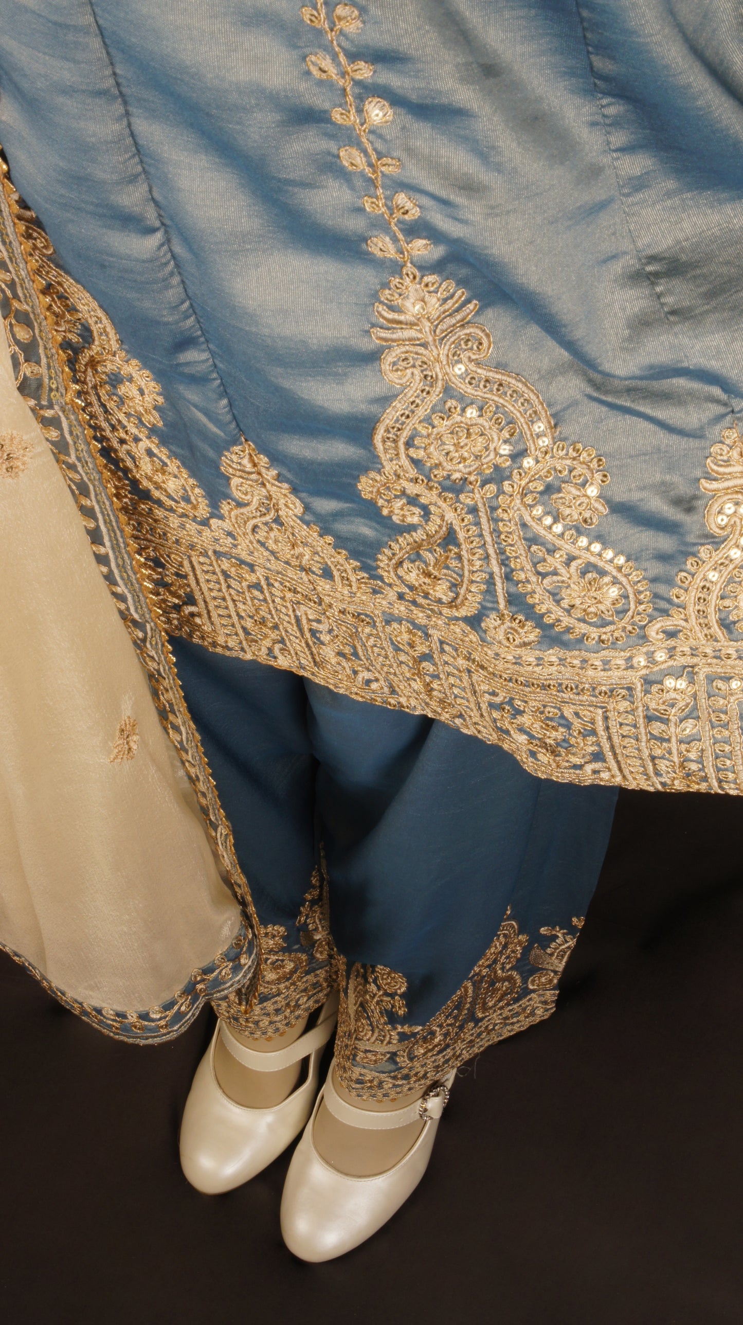 Embroidered Elegance Palazzo