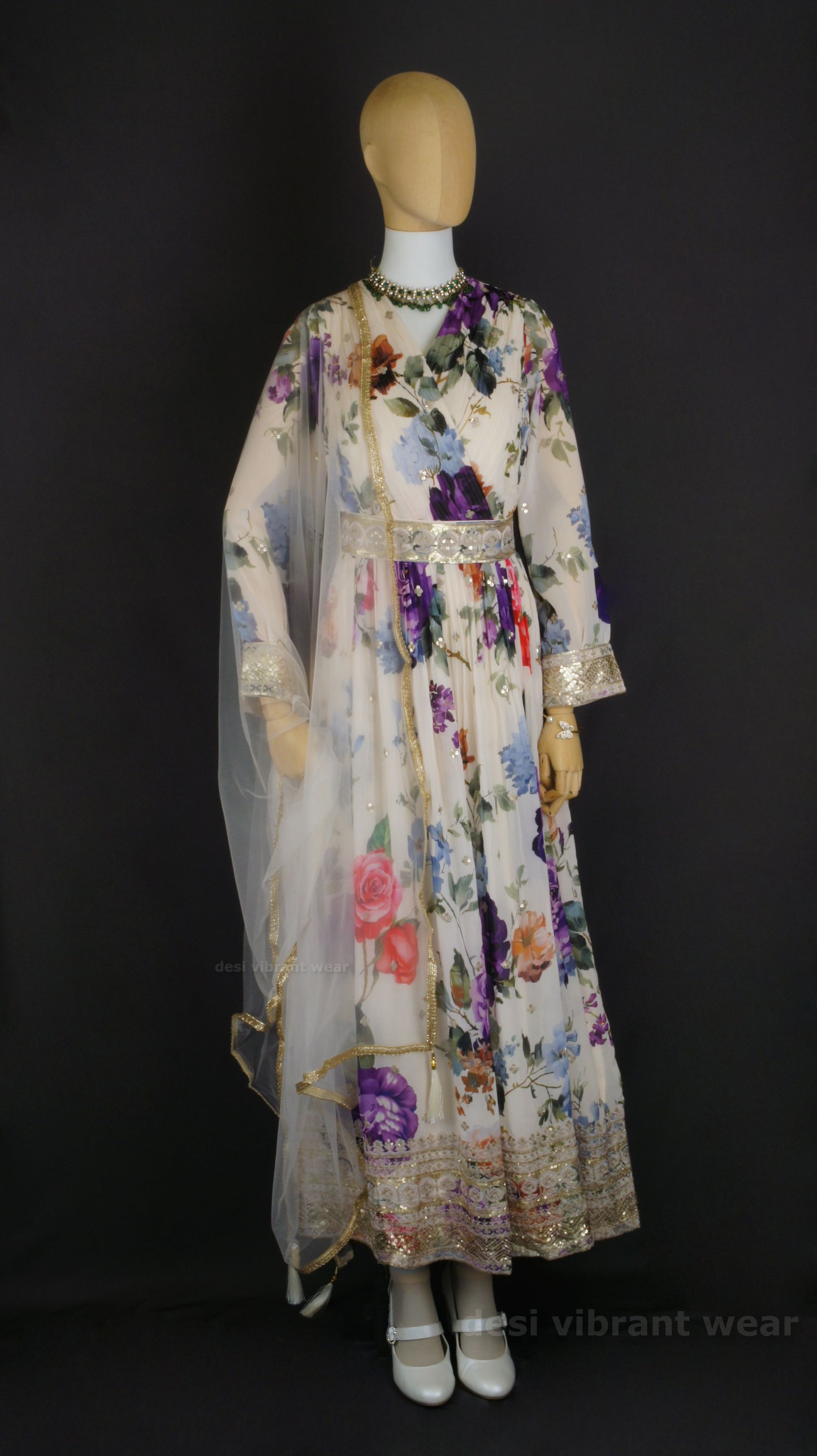 Floral Fantasy Anarkali