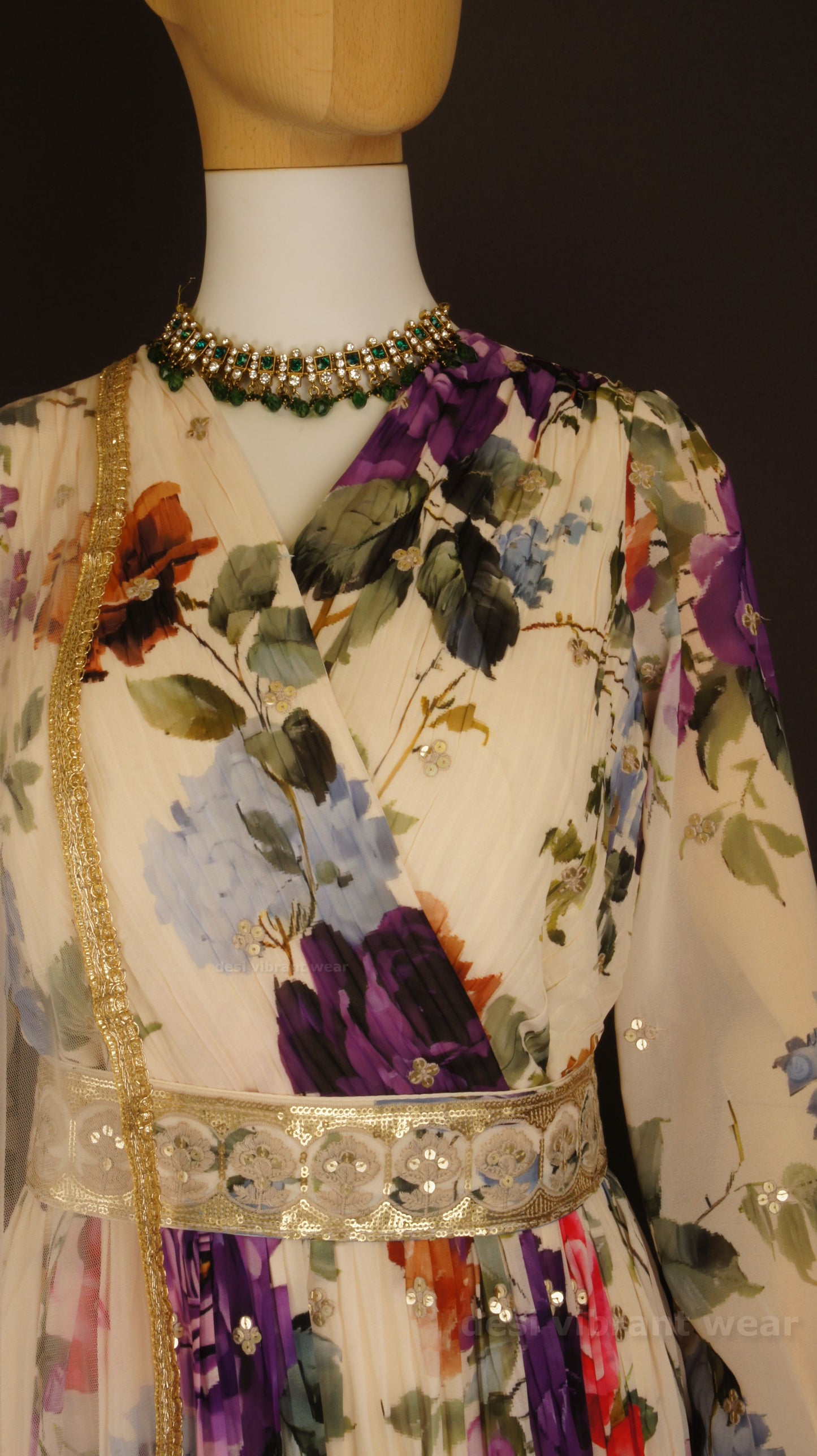 Floral Fantasy Anarkali
