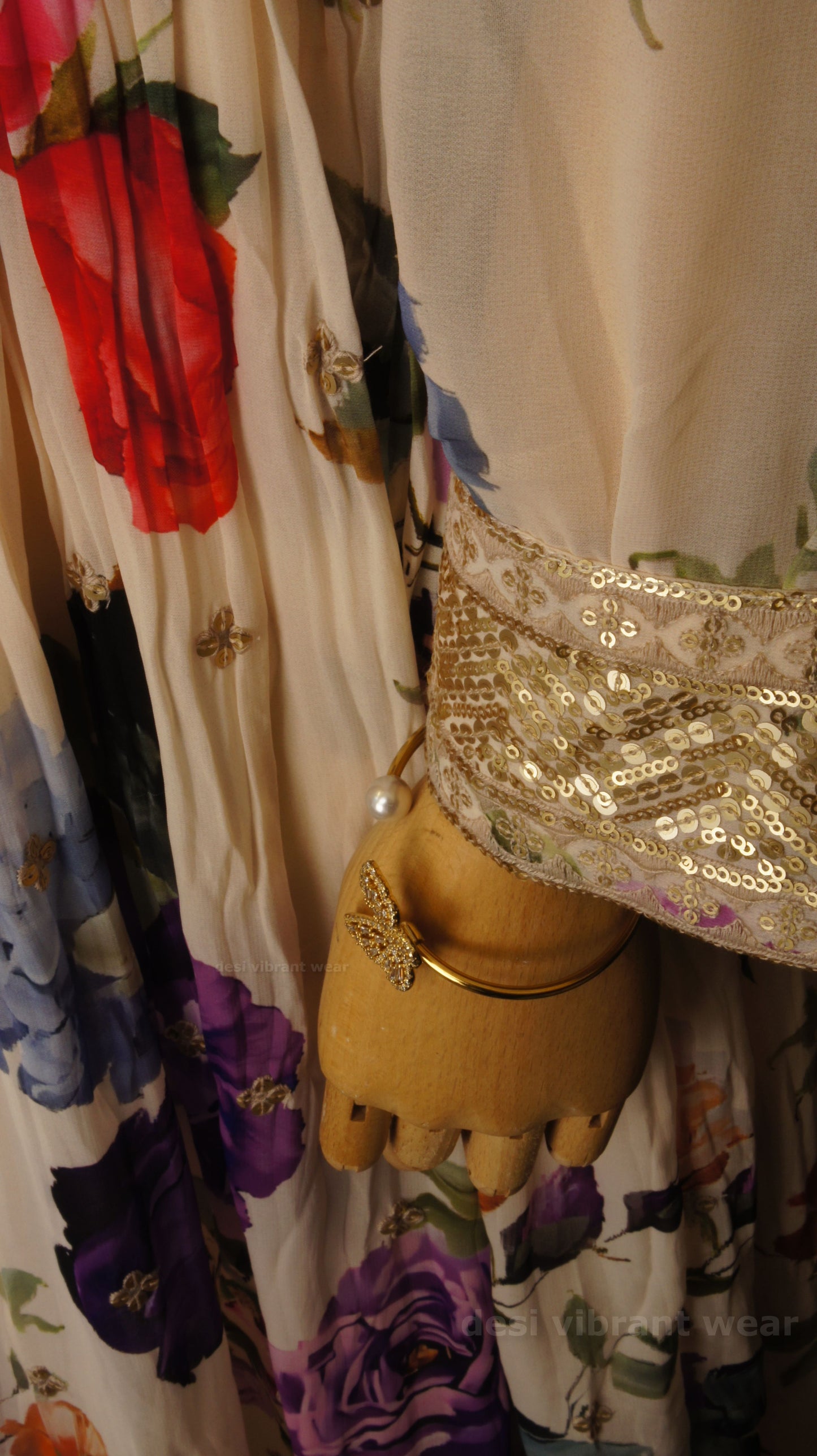 Floral Fantasy Anarkali