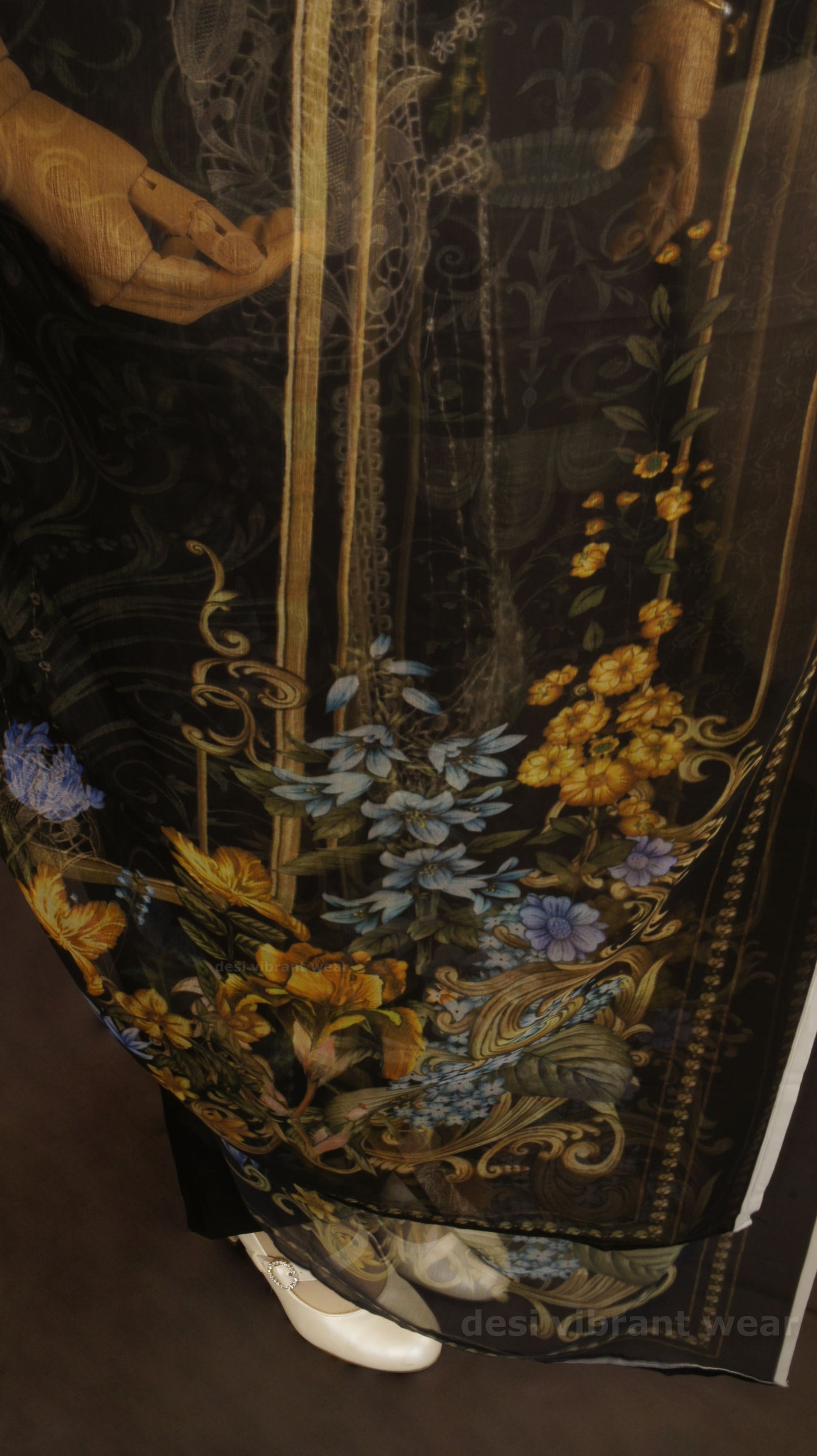 Midnight Black Lawn Suit