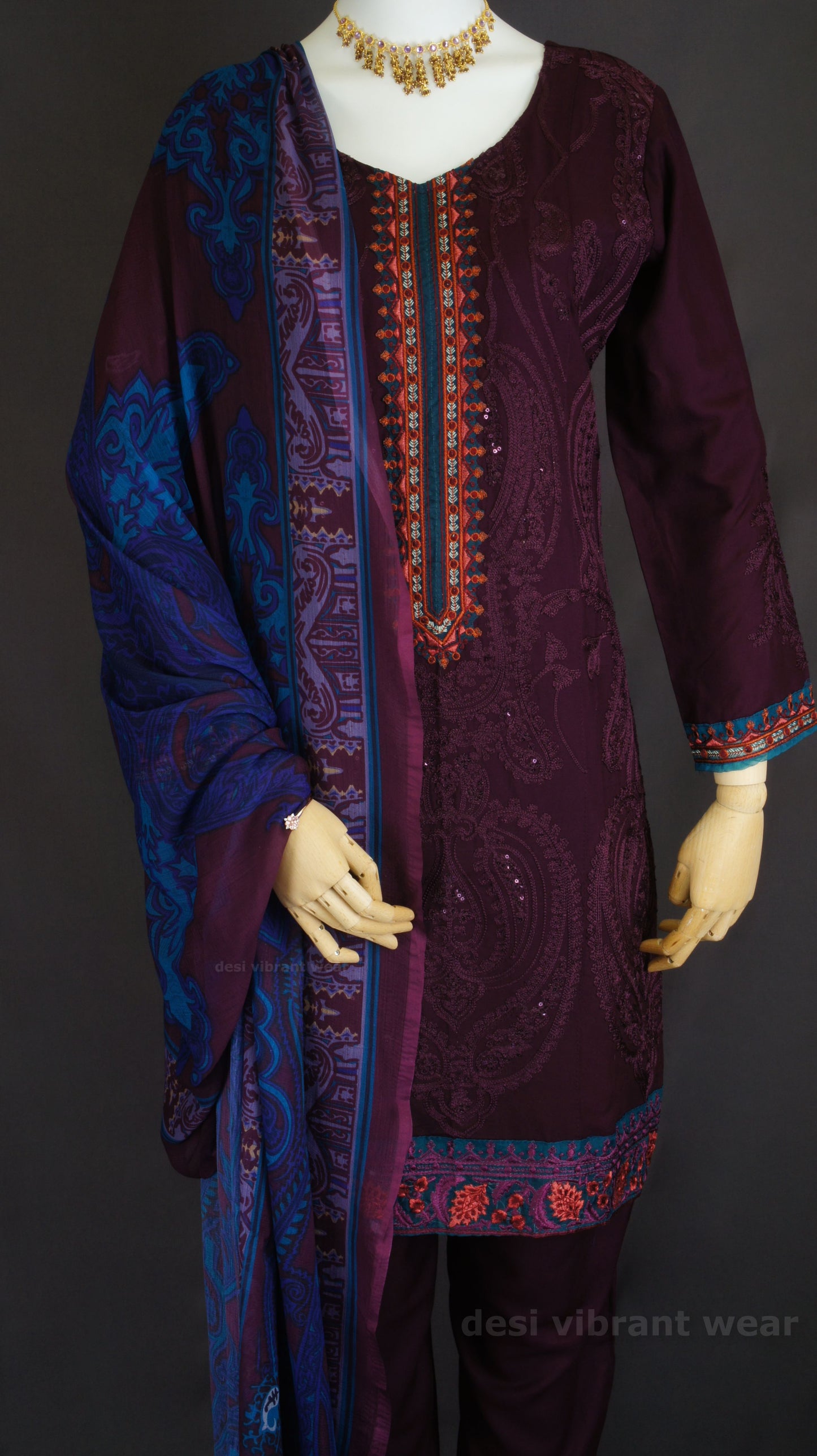 Elegant Rayon Cotton Suit