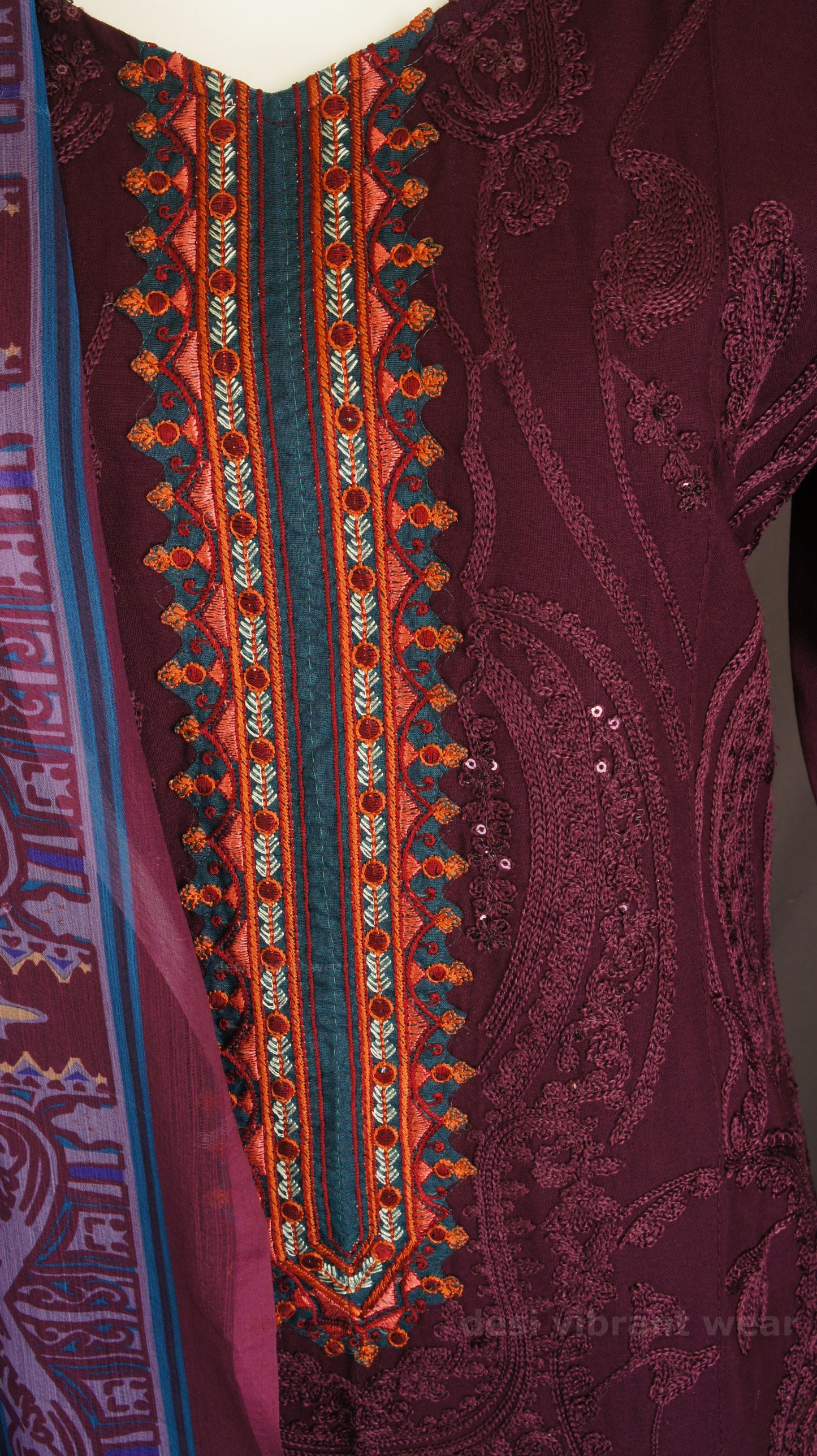 Elegant Rayon Cotton Suit