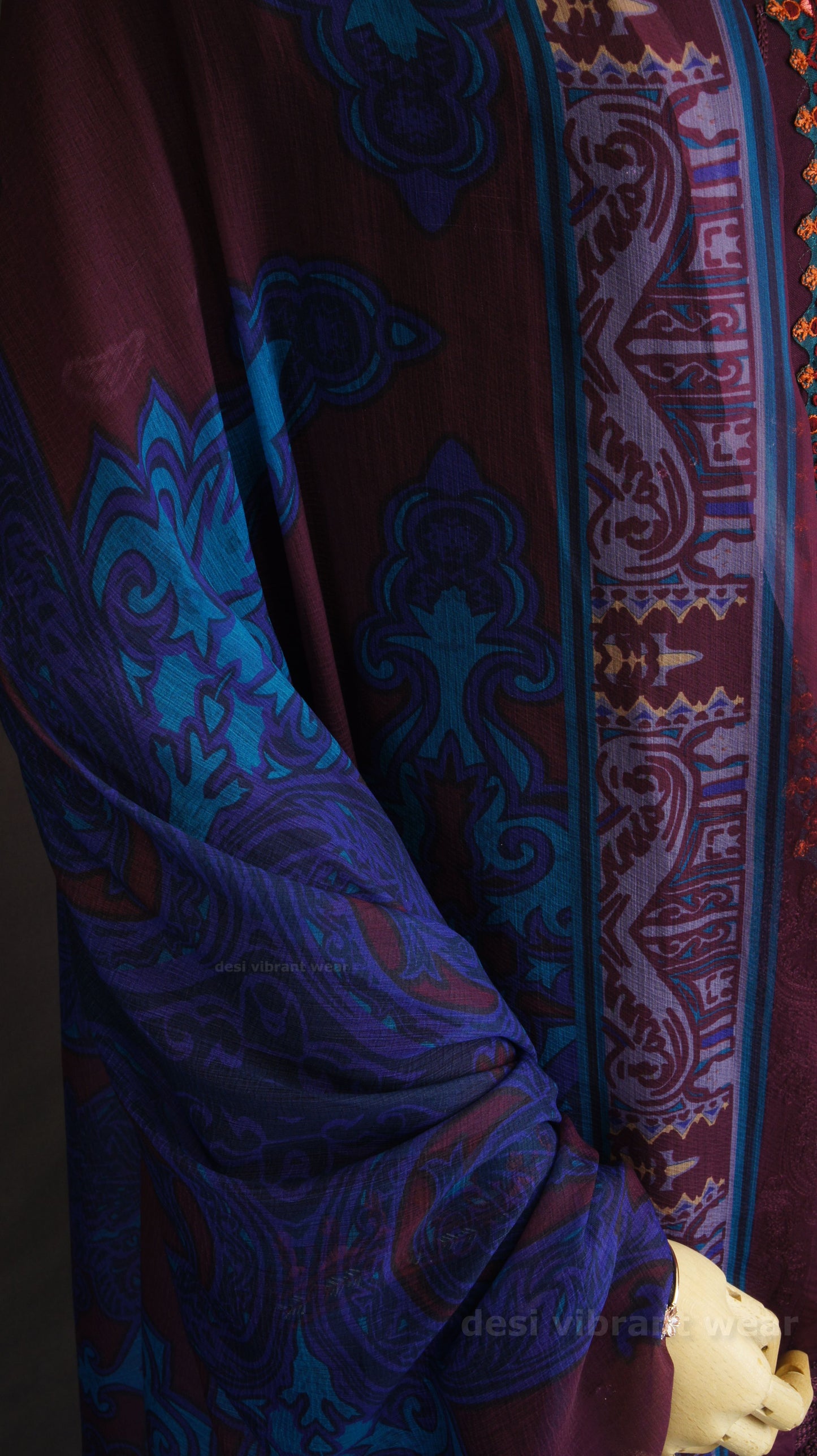 Elegant Rayon Cotton Suit