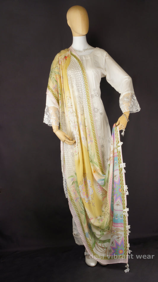 Chic Muslin & Chinnon 3-Piece Suit