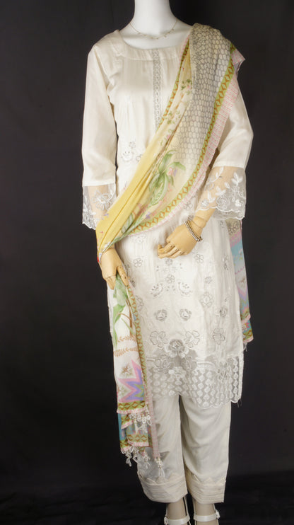 Chic Muslin & Chinnon 3-Piece Suit