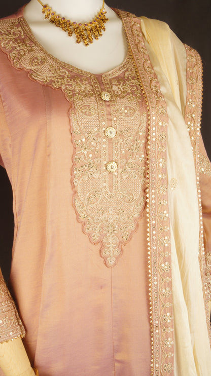 Embroidered Elegance Palazzo