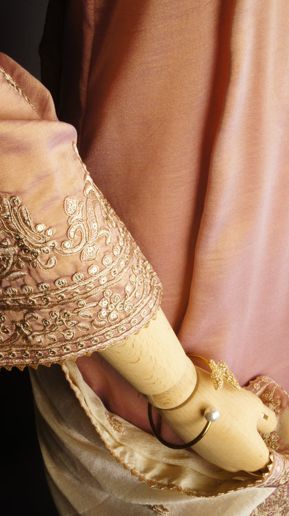 Embroidered Elegance Palazzo