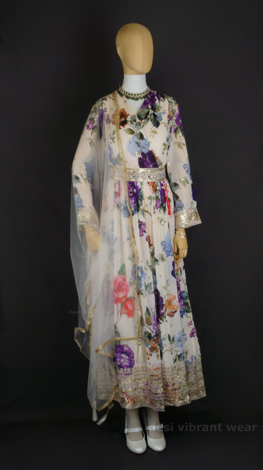 Floral Fantasy Anarkali