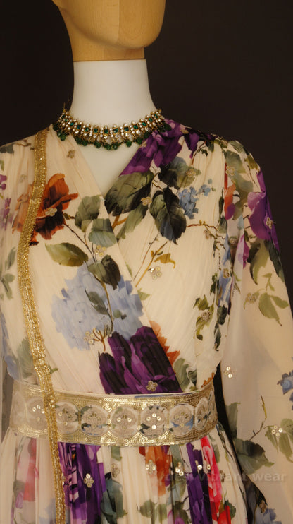 Floral Fantasy Anarkali