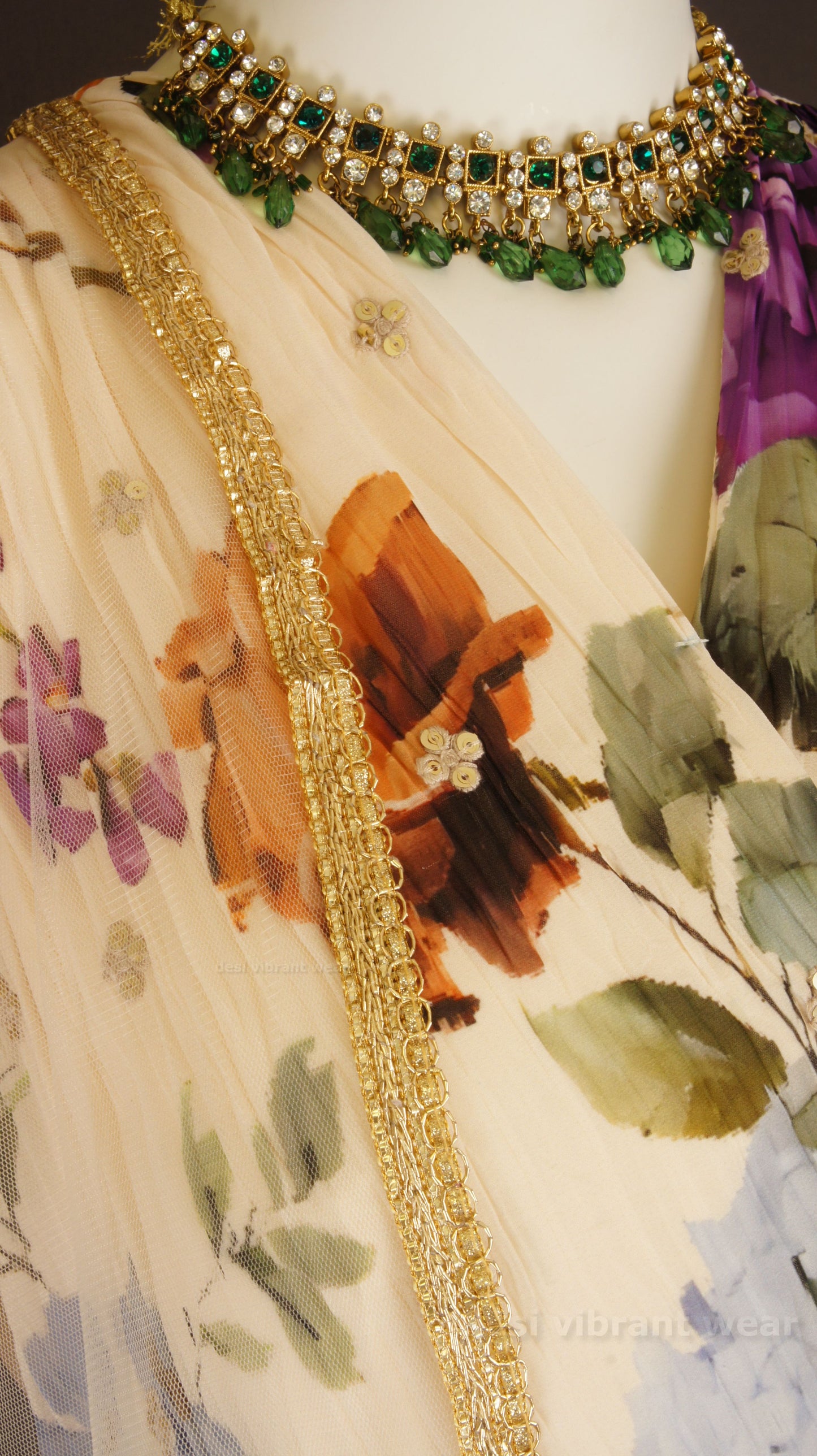 Floral Fantasy Anarkali