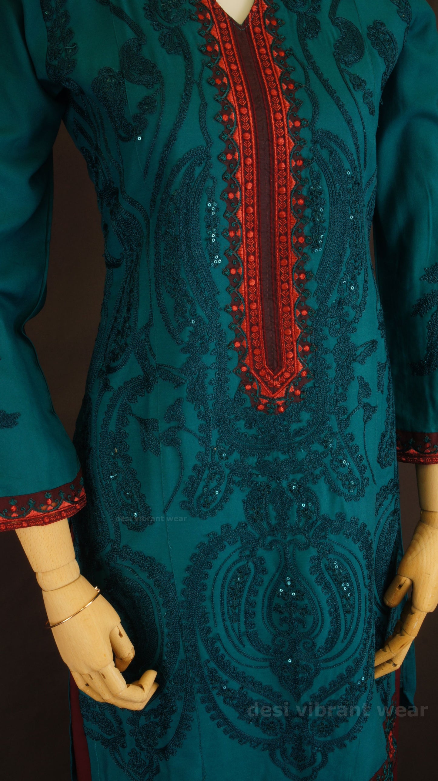 Elegant Rayon Cotton Suit