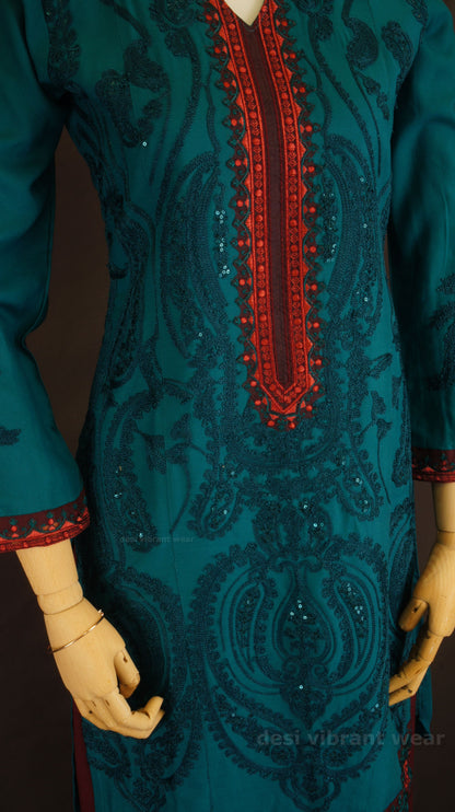 Elegant Rayon Cotton Suit